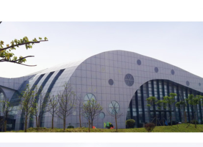 蛟河会议中心外景网架工程